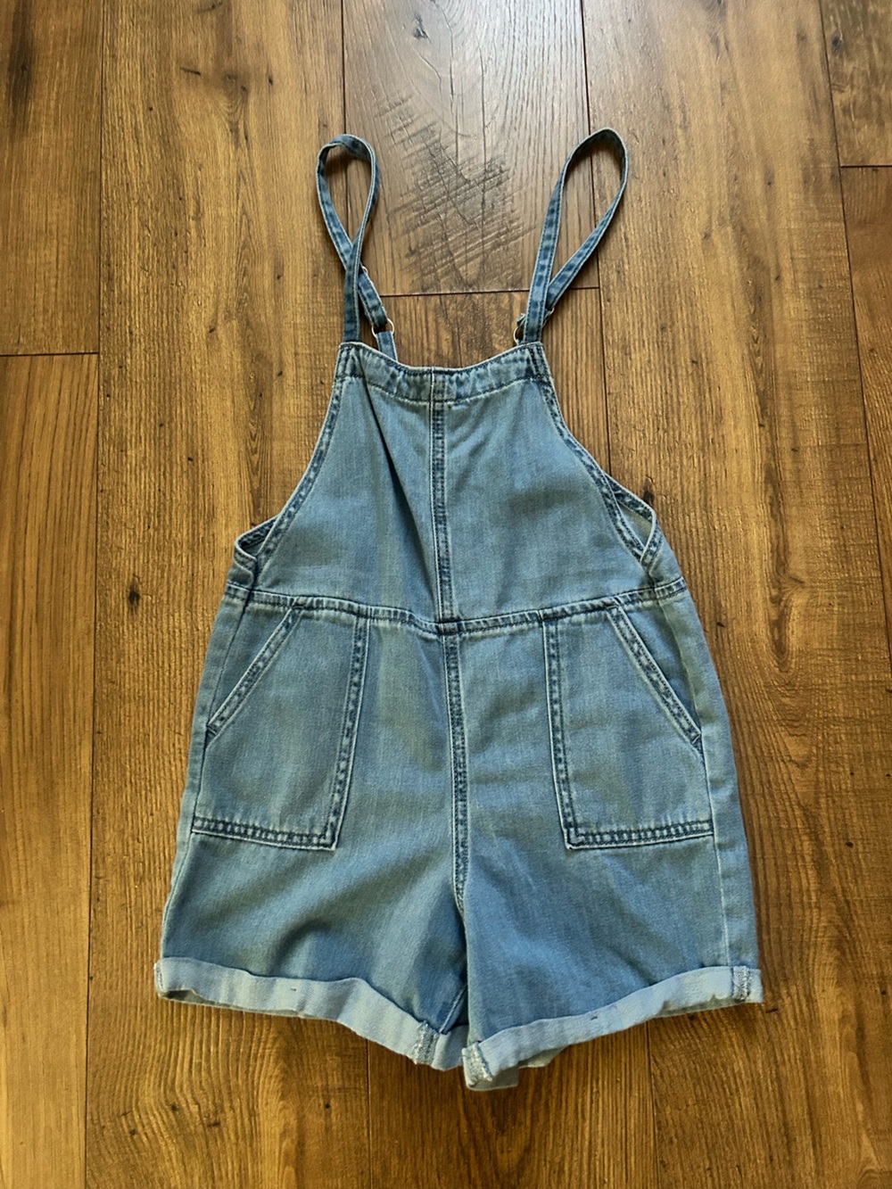 Light Blue Denim Overalls Jeans for Kids- Classic Workwear Style